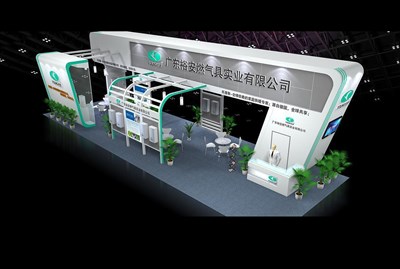 108平米展臺設(shè)計制作：四面開口/現(xiàn)代/木質(zhì)結(jié)構(gòu)/白色，為家電展展商而作（免費使用）