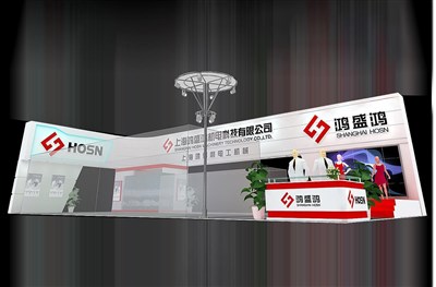 136平米展臺(tái)設(shè)計(jì)制作：四面開(kāi)口/現(xiàn)代/木質(zhì)結(jié)構(gòu)/白色，為汽配展展商而作（免費(fèi)使用）