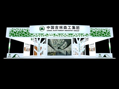 504平米展臺(tái)設(shè)計(jì)制作：三面開口/現(xiàn)代/木質(zhì)結(jié)構(gòu)/白色，為建材展展商而作（免費(fèi)使用）